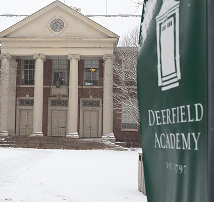 Deerfield Academy building. Links to Gifts of Real Estate