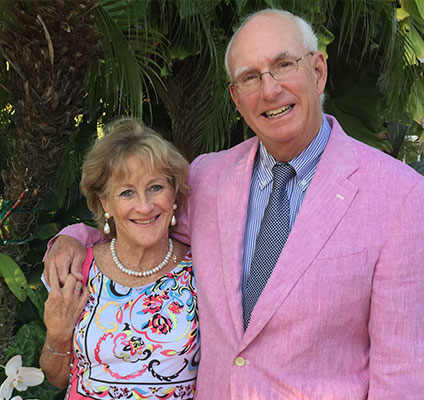 A.C. Starkey ’69 and his wife. Link to Life Stage Gift Planner Ages 60-70 Situations.